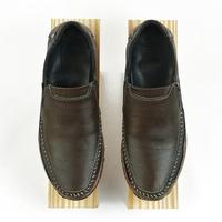 Gambar Sepatu Pria Casual Slip On Kulit Asli Rajut Moccasin Corrected Grain dari Belinda toko undefined 3 Tokopedia