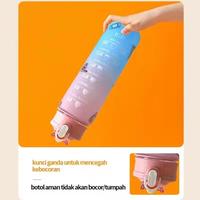 Gambar Botol Minum Warna Gradiasi/Botol Minum Penanda Waktu - 1 Liter Pink dari Alialibaba undefined 5 Tokopedia