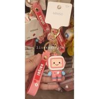 Gambar Gantungan Kunci Miniso - Cute Robot Keychain Berkualitas dari Yetta Kasyida undefined 3 Tokopedia