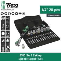 Gambar ToolKit Set Wera 05004016001 Zyklop Speed Ratchet Set 1/4" Drive Best dari INDO MECHANIC undefined 1 Tokopedia