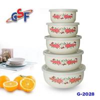 Gambar Rantang Susun 5 Mangkuk set Beranak Enamel dan Stainless dari TUAN MUDA099 undefined 4 Tokopedia