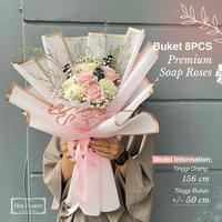Gambar HER.FLORIST 8PCS Premium Soap and Dried Flower Bouquet Buket Bunga S dari Adeline Inayah undefined 5 Tokopedia