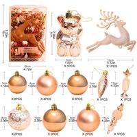 Gambar 30Pcs/Set Christmas tree decoration set, Christmas baubles, Christmas dari Fadhil Abyan undefined 2 Tokopedia