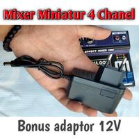 Gambar Mixer Mini Audio 4Ch Effect nyess Reverb Buat karaokean bisa Murah dari nanien acc undefined 5 Tokopedia