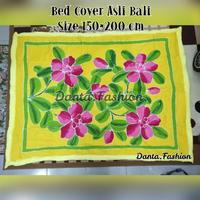 Gambar Bedcover Asli Bali Murah Size 150Ã—200cm Single Motif Bunga Cantik dari Suhandatokoonline78 undefined 1 Tokopedia