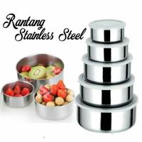 Gambar Rantang Susun 5 Mangkuk set Beranak Enamel dan Stainless dari TUAN MUDA099 undefined 1 Tokopedia