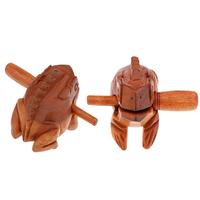 Gambar Toy Musical Instrument Wooden Lucky Frog Clackers Musical dari BLACKAZ undefined 2 Tokopedia