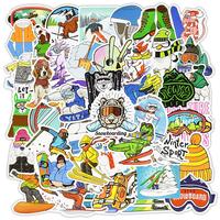 Gambar 50 Pcs Winter Skiing Adventure Sticker Toys For Kids Cute dari BLACKAZ undefined 2 Tokopedia