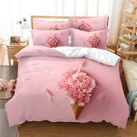 Gambar ZG 3D Love Flower Bedding Print Polyester Bedding Sets Child Ki dari iZone Gadgets undefined 4 Tokopedia