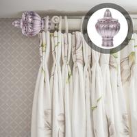 Gambar GG Curtain Pole Gold Finials Rail Curtains Rod Ends Brackets En dari Gadget Gurus undefined 3 Tokopedia