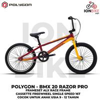 Gambar Sepeda BMX 20 Inch Polygon Razor PRO Frame Alloy Ringan Terbaru Lomba Balap Anak SD SMP SMA Street Balapan DJ Dirt Jump Murah Awet Kompetisi Rogue Dewasa Jumper Race PROX X XL dari ION BIKE JOGJA OFFICIAL undefined 1 Tokopedia