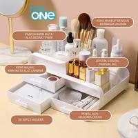 Gambar Plus One - Rak Kosmetik Simple Laci Mini / Cosmetic Storage - 1120 - Biru dari Plus OneID undefined 5 Tokopedia