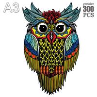 Gambar 2022 Diy Owl Wooden Animal Jigsaw Puzzle 3D Wooden Puzzles dari Savanta importir undefined 2 Tokopedia