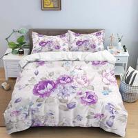 Gambar GG Rose Flower Art Print Three Piece Bedding Set Fashion Articl dari Gadget Gurus undefined 4 Tokopedia