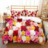 Gambar ZG 3D Love Flower Bedding Print Polyester Bedding Sets Child Ki dari iZone Gadgets undefined 5 Tokopedia