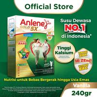 Gambar Anlene Gold 5X Susu Bubuk Dewasa Vanila 240g - Nutrisi Tinggi Kalsium dari wisnujanuarangga undefined 2 Tokopedia