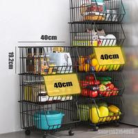 Gambar Kitchen Rack Floor Multi-Layer Fruit And Vegetable Rack Vegetable dari Wiredo Collection undefined 2 Tokopedia