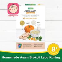 Gambar mob promina homemade bubur bayi 8+ ayam brokoli labu kuning salmon - AyamBrokoliLabu dari Moenela Baby Shop undefined 3 Tokopedia