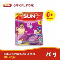 Gambar mob sun bubur sereal susu ubi ungu sachet 20 gr x 1 pcs dari Moenela Baby Shop undefined 1 Tokopedia