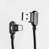 Gambar UGI Kabel Charger L Shape 2.4 A 2 m - W-009 - Hitam, USB Type C dari We Toko_NEW undefined 3 Tokopedia