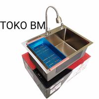 Gambar PTR paket sink bolzano 6045+kran flexibel tanem walker+ t sabun dari nindya05 undefined 1 Tokopedia