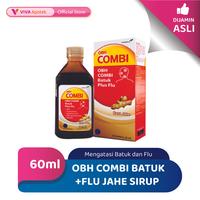 Gambar OBH Combi Batuk+Flu Jahe Sirup untuk Mengatasi Batuk dan Flu (60 ml) dari VIVA APOTEK undefined 1 Tokopedia