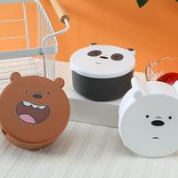 Gambar MINISO Kotak Makan Tempat We Bare Bears Lucu Penyimpanan Makanan 4 Pcs - Grizzly dari Blackmasky undefined 2 Tokopedia