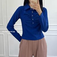 Gambar ELOISE TOP 310LONGSLEEVE KNITSLIM FIT TOPATASAN WANITA OC 611 dari OrieCore undefined 2 Tokopedia