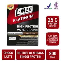 Gambar L-Men Platinum Choco latte 800gr - susu L men tinggi protein dari atqa ricee undefined 1 Tokopedia