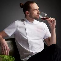 Gambar Unik baju koki chef jacket lengan pendek Berkualitas dari galih store 1 undefined 4 Tokopedia