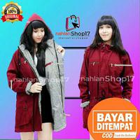 Gambar PARKA CEWEK L/XL/ XXL / XXXL / PARKA JUMBO / JAKET PARKA WANITA / - hijau tosca, XL dari Toppi hit undefined 1 Tokopedia