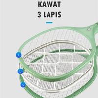 Gambar Aoki AK-879 Raket Nyamuk USB Type C Charge Electric Mosquito Swatter dari Master Networks undefined 3 Tokopedia