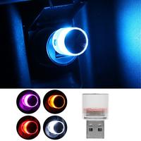 Gambar NEW Lampu Mobil Lampu Atmosfer Usb Bulat Colorful Berkedip Led Lampu dari CELOSIA SHOOP undefined 5 Tokopedia
