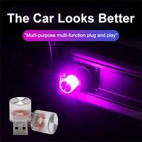 Gambar NEW Lampu Mobil Lampu Atmosfer Usb Bulat Colorful Berkedip Led Lampu dari CELOSIA SHOOP undefined 4 Tokopedia