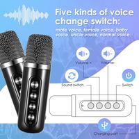 Gambar KARAOKE Bluetooth Speaker Wireless 2 MIC TV AUX SPEAKER HF Bluetooth dari roheni shop1 undefined 3 Tokopedia