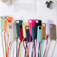 Gambar Soft Liquid Silicone Card Bag Phone Case Untuk IPhone 14pro Max11 dari SINIMAMPIRR undefined 2 Tokopedia
