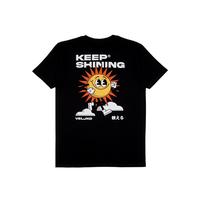 Gambar Veljko Kaos Pendek Keep Shining Hitam - S dari Veljko_NEW undefined 4 Tokopedia