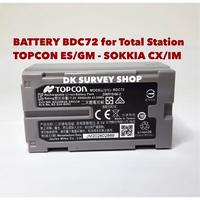 Gambar BATTERY BDC72 atau BATERAI BDC 72 untuk TOTAL STATION TOPCON ES GM - dari jannahh_olshop undefined 1 Tokopedia