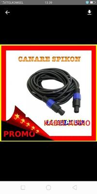 Gambar kabel audio jadi 3 meter canare Japan baut speaker Jack speakon to dari anaina, toko undefined 2 Tokopedia