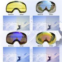 Gambar Only Lens For Hxj20013 Anti-Fog Uv400 Skiing Goggles Lens dari larva121 undefined 2 Tokopedia