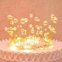 Gambar Mahkota Mutiara Untuk Dekorasi Kue Ulang Tahun / Pernikahan / Natal dari Green Frozen Store undefined 1 Tokopedia