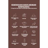 Gambar Kursi Pijat Rumah Otomatis Multifungsi Full Body Listrik Sofa Upgrade - coklat trtinggi dari uchihasodikin undefined 3 Tokopedia