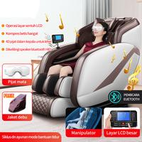 Gambar Kursi Pijat Rumah Otomatis Multifungsi Full Body Listrik Sofa Upgrade - coklat trtinggi dari uchihasodikin undefined 1 Tokopedia