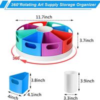 Gambar Rotating Desk Organizer for Kids, Art Supply Storage Organizer Untuk dari namishop880 undefined 5 Tokopedia