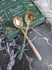 Gambar Sendok Viral Marmer dari Kitchen Point undefined 1 Tokopedia