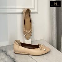 Gambar Nicholas Edison Flat Ihza Beige Sepatu Ballerina Pita Terbaru dari handiko store undefined 5 Tokopedia