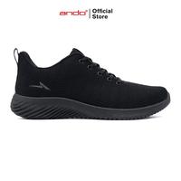 Gambar Ando Official Sepatu Sneakers Irvine Pria Dewasa - Hitam/Hitam dari Ando Official Store undefined 1 Tokopedia