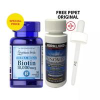 Gambar Paket Kirkland Minoxidil 60ml Puritan Biotin 10000mcg - 50 Pipet dari Hastuti534 undefined 2 Tokopedia
