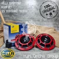 Gambar Klakson Hella Supertone - Horn Set Super Tone 12v Red Cable Relay dari rima shoppp undefined 3 Tokopedia