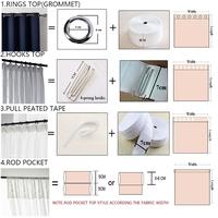 Gambar FS Luxury White Velvet Blackout Curtains for Living Room Modern dari future star78 undefined 2 Tokopedia